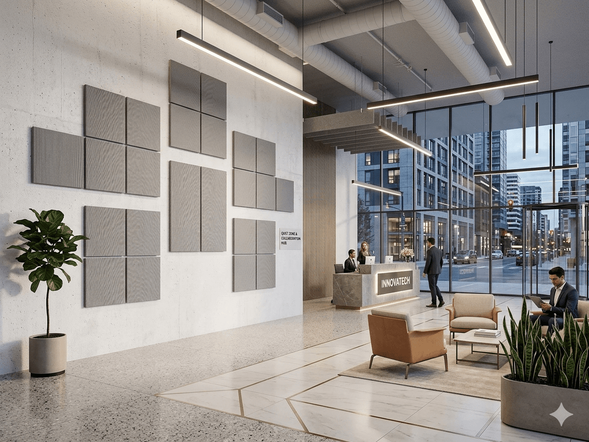 Bespoke Fabric Wrapped Acoustic Panels
